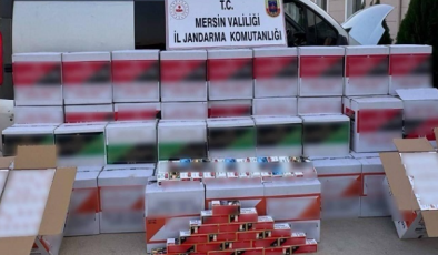 Mersin’de Jandarmadan Kaçak Makaron Operasyonu: 620 Bin Adet Makaron Ele Geçirildi